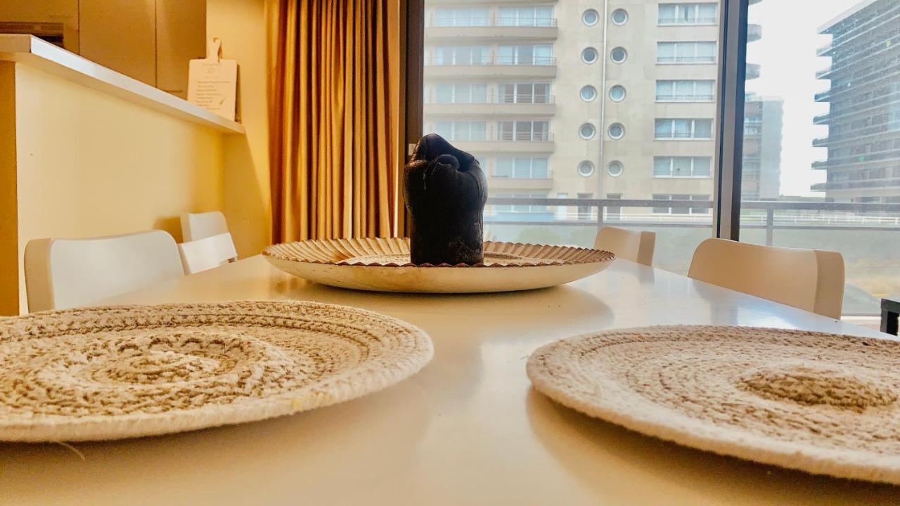 Ruim, Lichtrijk Appartement Met Groot Terras Uitstekend Gelegen In De Panne Luaran gambar
